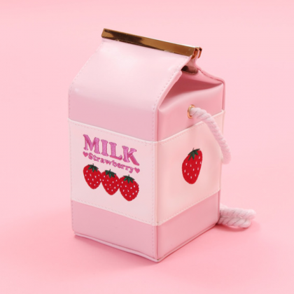 Banana Milk / Strawberry Milk Box Shoulder Bag