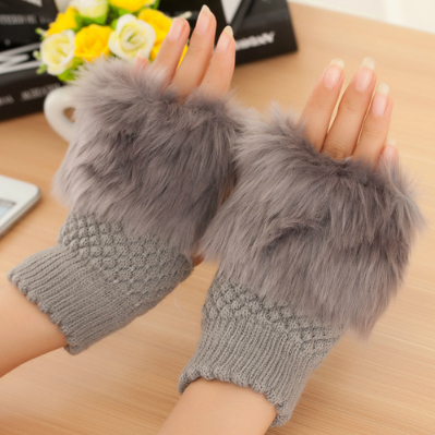 Handmade Knitted Fingerless Gloves