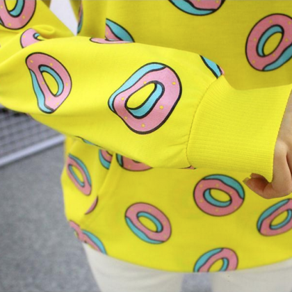 Harajuku Cute Donut Hoodies
