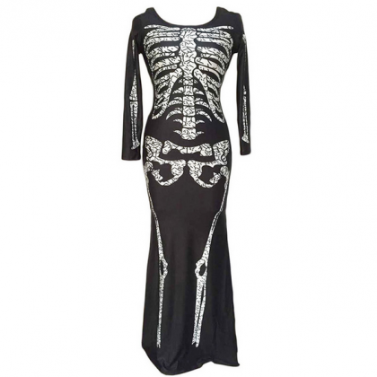 Halloween Macabre skeleton cosplay ..