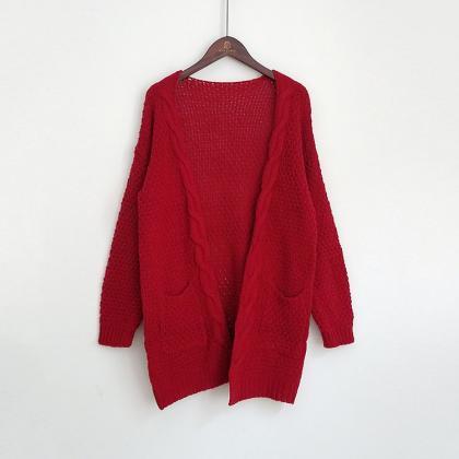 Red color Autumn Winter Long Sleeve..