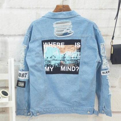 Where is My Mind?” Denim jacket