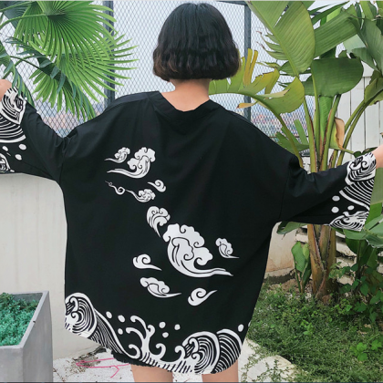 Wave & Cloud Sun-protective Coat