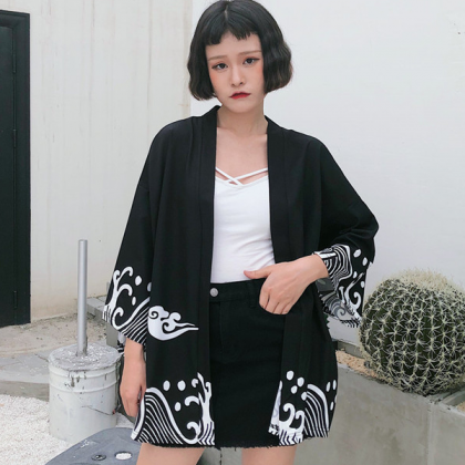 Wave & Cloud Sun-protective Coat