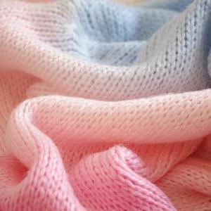 Sexy Rainbow Tie-dye Gradient Long Sleeve Knitted..