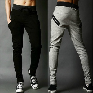 Hot Black Gray Hot Men Casual Harem Baggy Hip Hop..