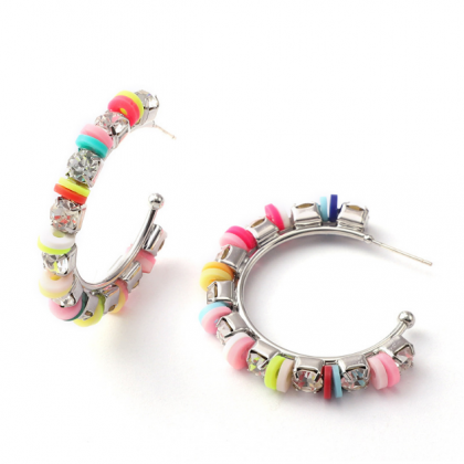 Diamond-encrusted soft ceramic C-sh..