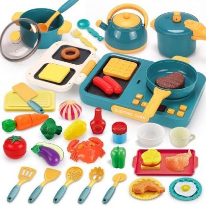 Green color 26-Piece Kitchen Toy Mi..