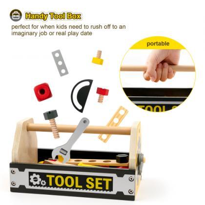Play Toolbox Kids Workbench Tools f..