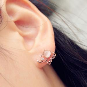 Sweet Little Opal Elephant Earrings..