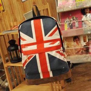 Fashion British Flag Canvas BackPac..
