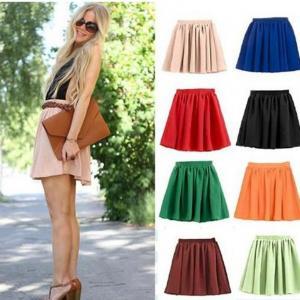 Red Lady Retro High Waist Pleated D..