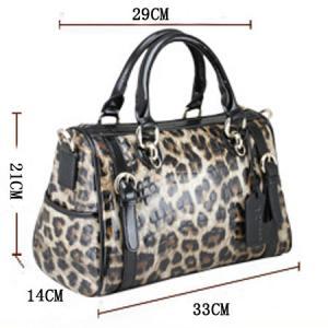 New Leopard Printed Leather Handbag