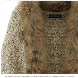 Winter Women Loose Fur Collar Sweat..