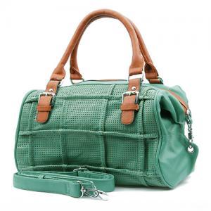 Leather Purse Green Handbag Leather..