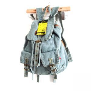 Leisure European Style Blue Denim Backpack - Light..