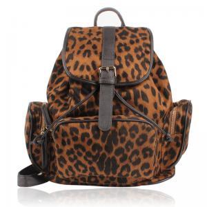 Unique Backpack With Leopard Prints