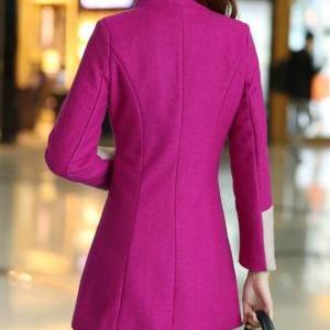 High Quality Wool Jacket Pink Jacke..
