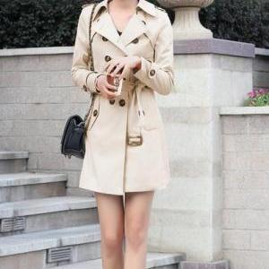 Fashion Buttons Coat