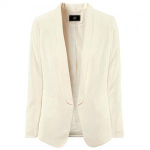Shawl Lapel Business Suit Tunic Ope..