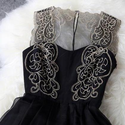 Fashion Sexy Black Lace Dress