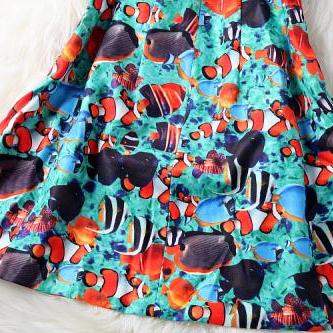 2015 Summer Retro Print Dress