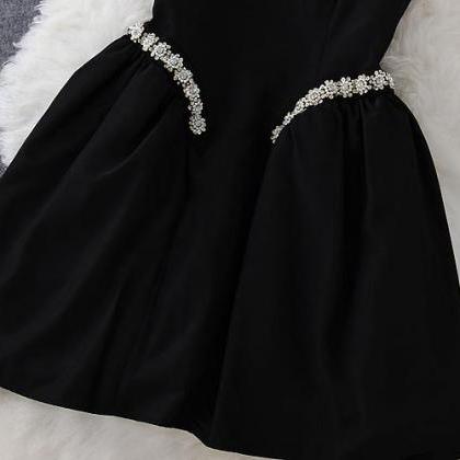 2015 summer Black dress for girl