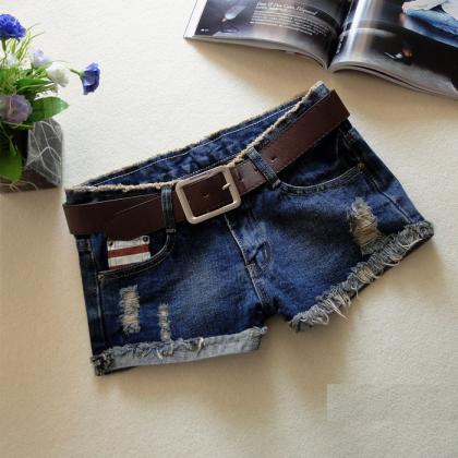 The Hot sale New Low-Waist Denim Sh..