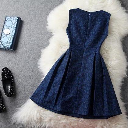 Dark Blue Dress 