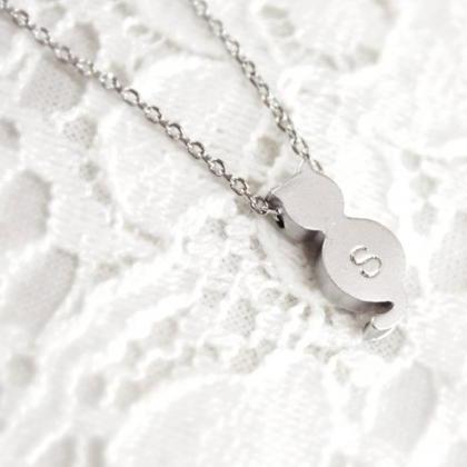 Personalized Initial Cat Necklace I..