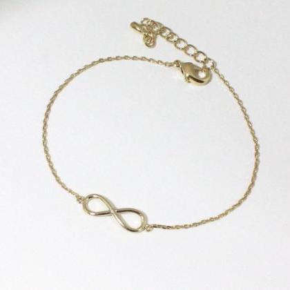 Simple Infinity Bracelet Gold / White Gold (..