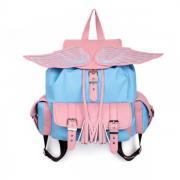 Sexy pink and blue ANGEL'S WING BACKPACK