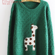 Lovely Dots Giraffe Sweater