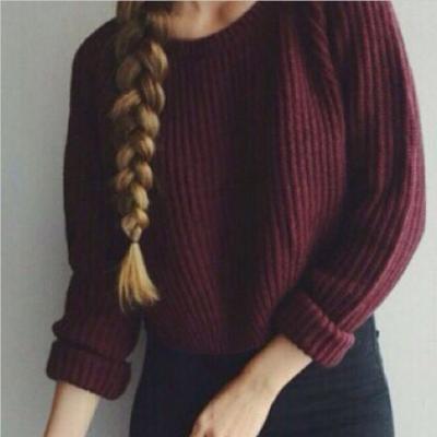Free shipping Women Autumn winter pullovers korean style long sleeve casual slim solid knitted jumper sweater