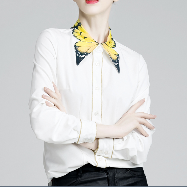 butterfly neck shirt