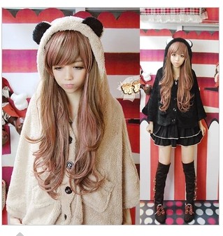 New Fall Winter 2013/14 Cute Bear Fluffy Fleece Velvet Jacket Coat