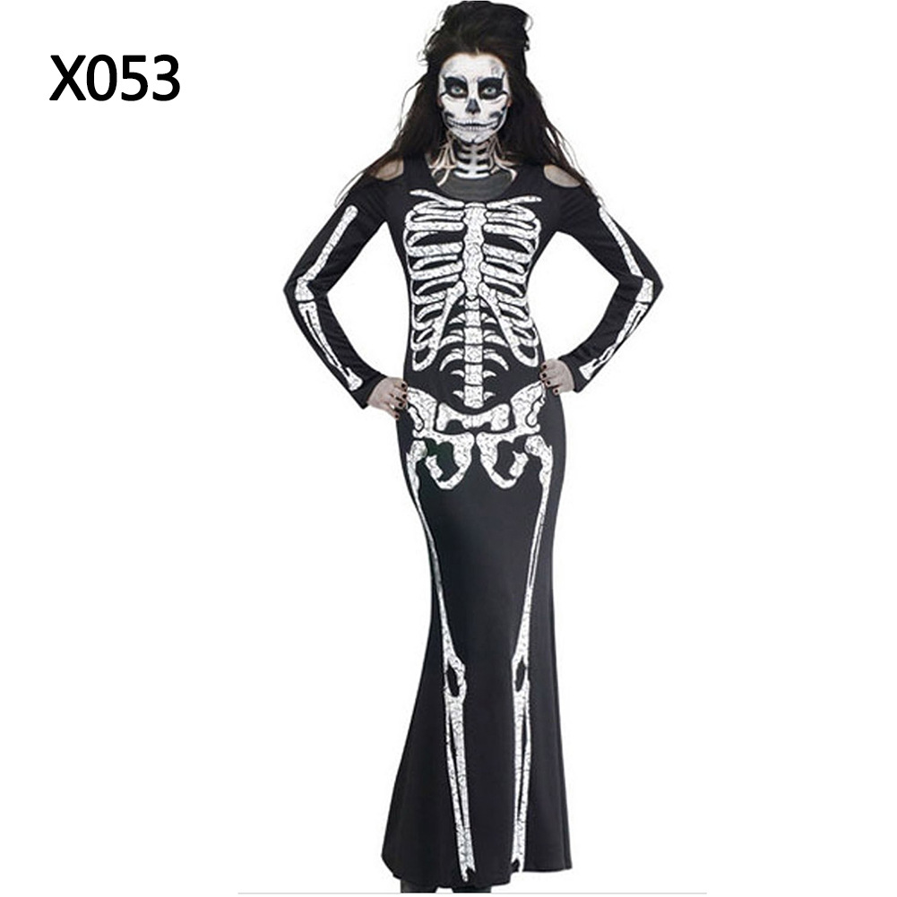 Halloween Macabre skeleton cosplay cloth