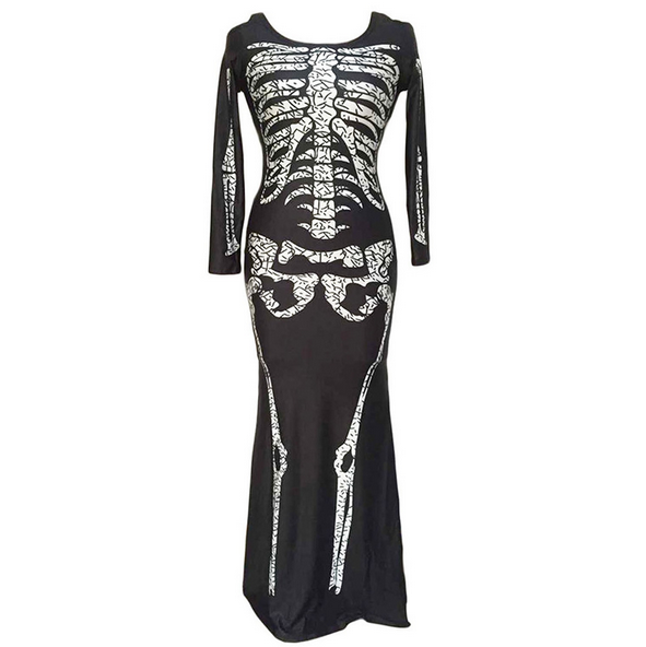 Halloween Macabre Skeleton Cosplay Cloth on Luulla