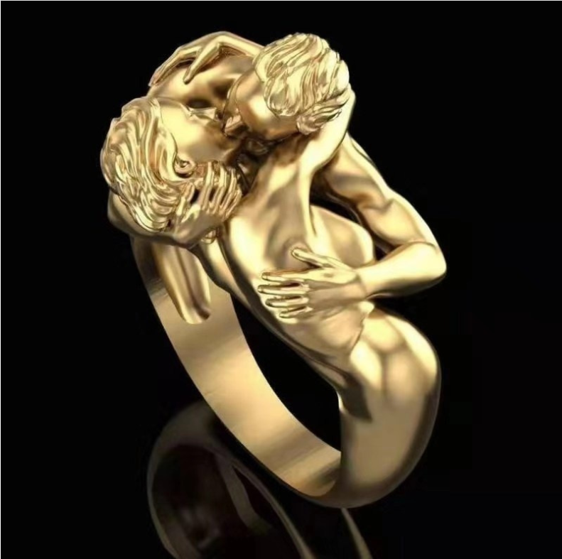 The fashion ring the love of Adam and eve
