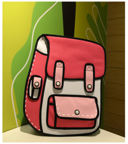 The Most Cute 3D Cartoon Backpack In Pink Color on Luulla