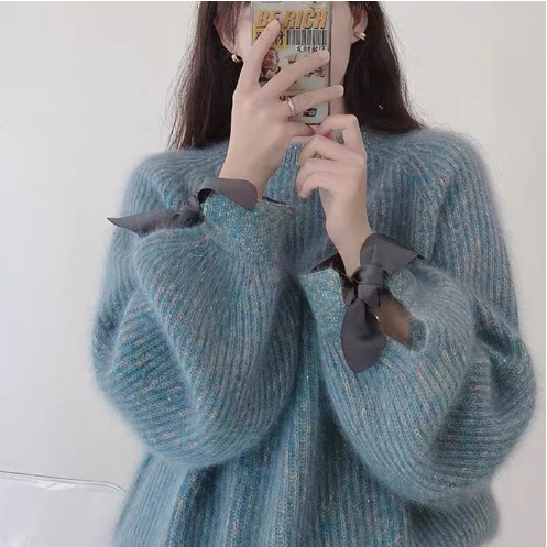 Fall/Winter 2022 women's new sweater/loose lazy Christmas sweater