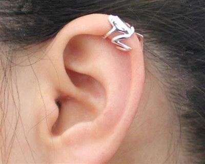 Stainless Steel Tree Frog Fake Cartilage Ear Cuff