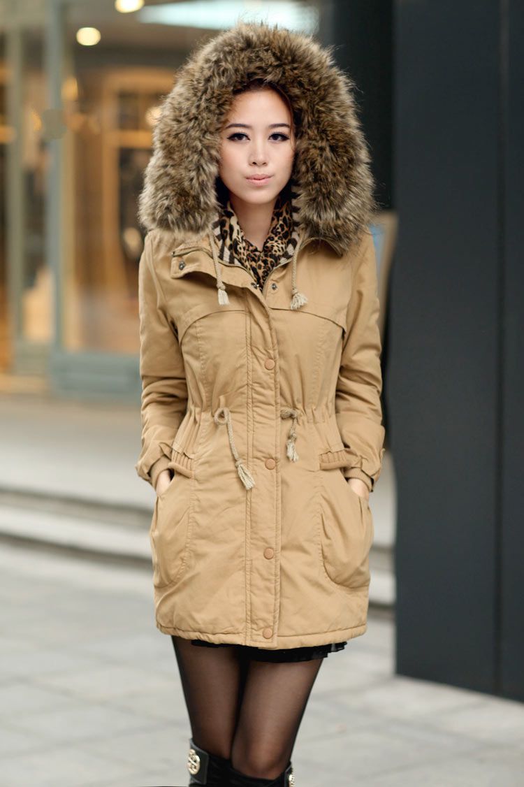 fur lined winter coat