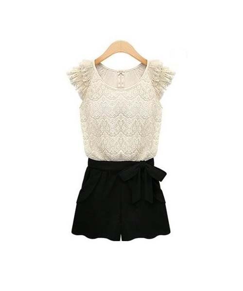 white lace jumper
