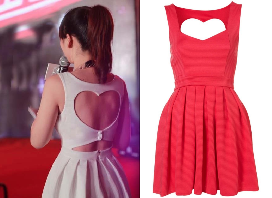 Sexy Cut Out Back Heart Dress (2 Colors)