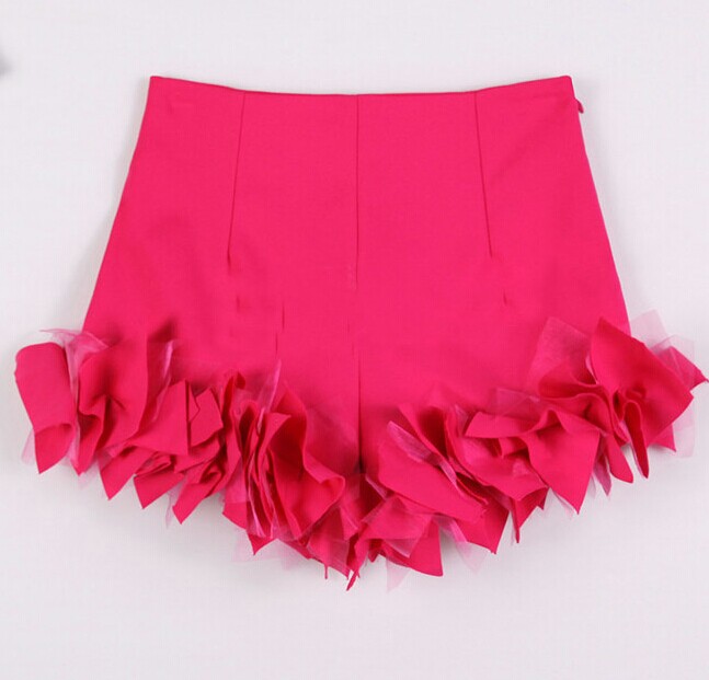 Petal Skirt Waist Shorts