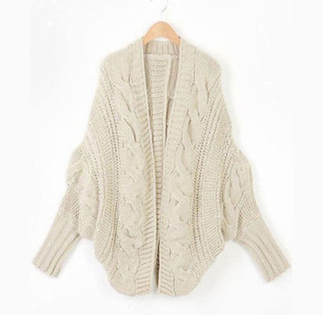 Oversized Autumn Winter Knitted Cardigan Sweater