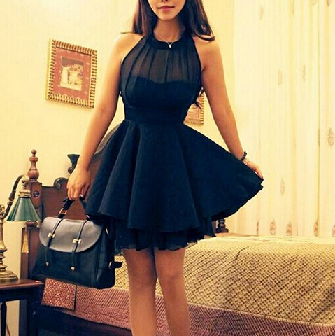 chiffon styles for slim ladies