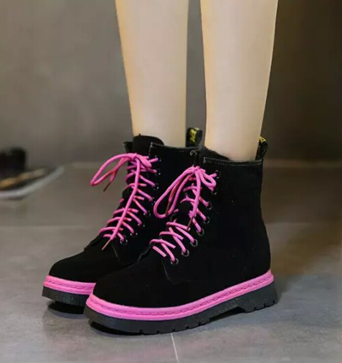 New 2015 Fall Winter Lace Up Ankle Boots