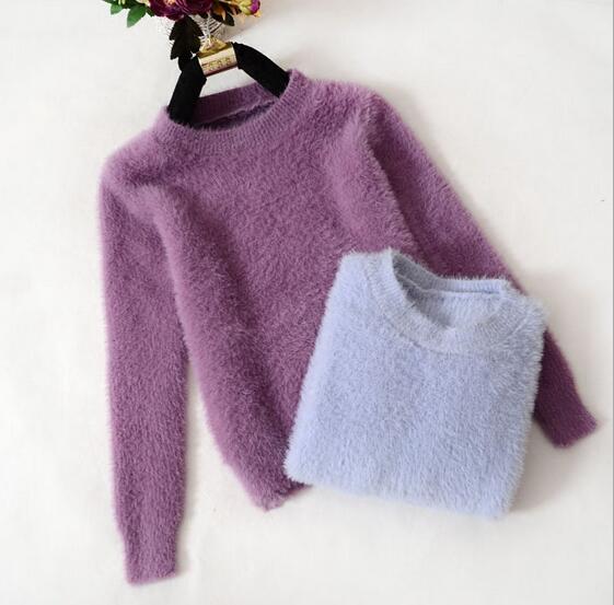 light purple sweater